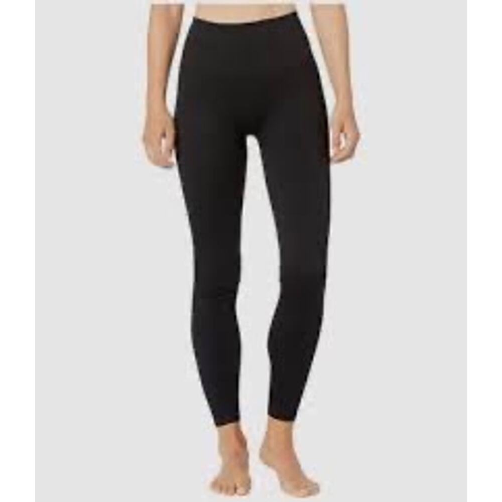 Spiritual Gangster Women's Black Love Sculpt High-Rise Rib Knit Leggings XS/S